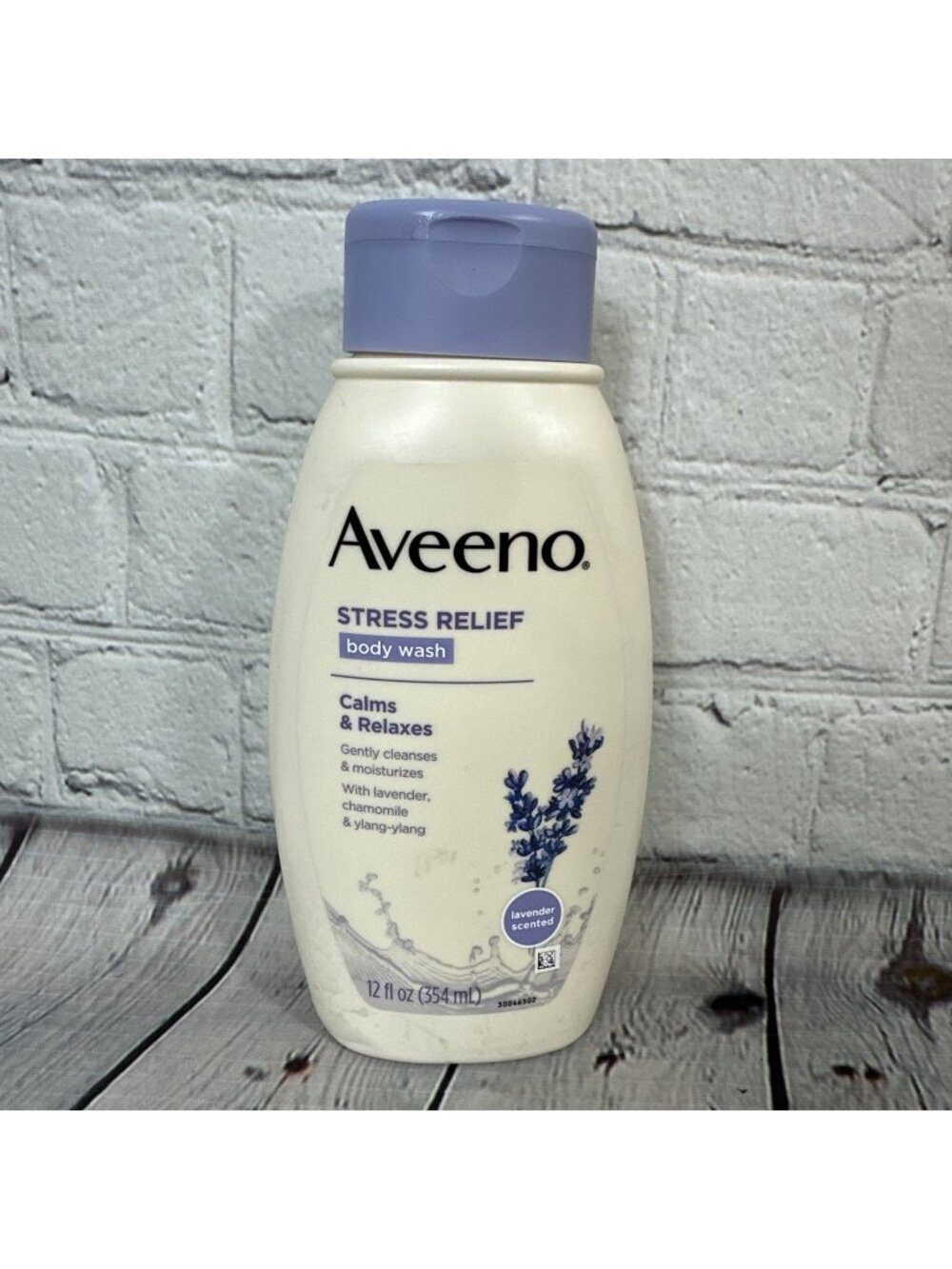 Stress Relief Body Wash Lavender 12 Oz  by Aveeno Purple Top